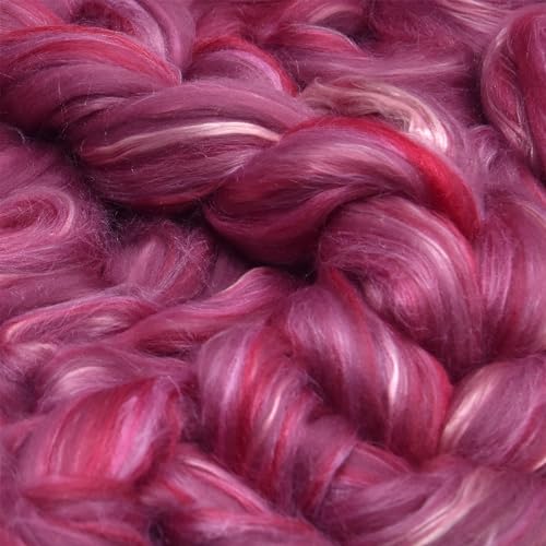 Merino Silk Luxe Tonal Designer Blend. Superfine Merino