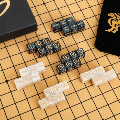 Color MTG Counter Dice Set Keyword Shield Life Counters with Dice Storage Bag for MTG TGG Table Games