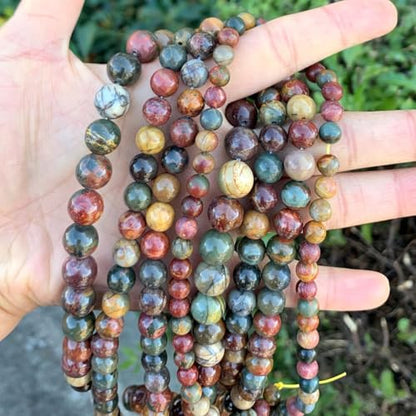 90pcs Adabele Natural Picasso Jasper Gemstone 4mm (93 Count)