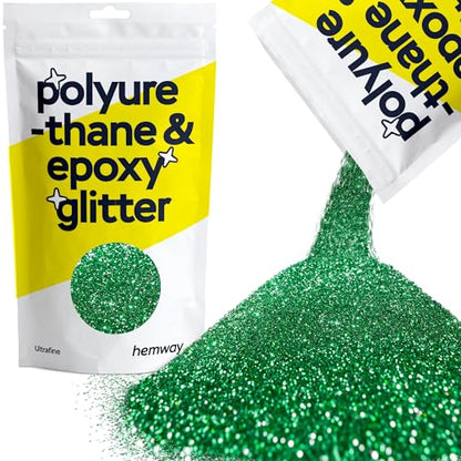Resin Glitter Emerald Green 100g Polyurethane & Epoxy Glitter (3.5274 Ounce)