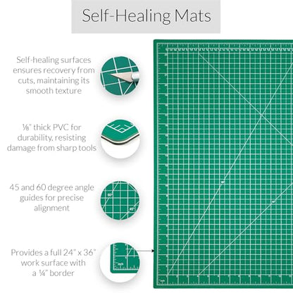 WA Portman 24x36 Fabric Cutting Mat for Sewing