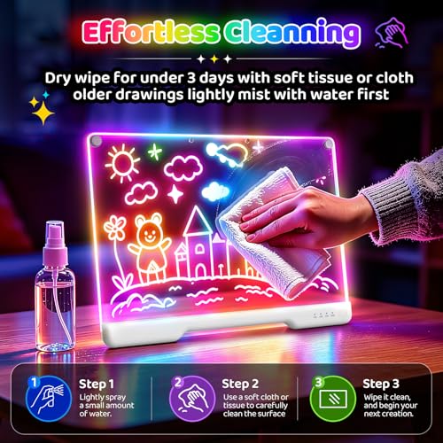 16" Rechargeable LED Drawing Board with 9
