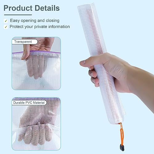 32pcs Mesh Zipper Pouch Bags (32 Count)