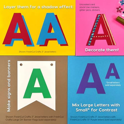 3 Inch Bulletin Board Letters & Numbers