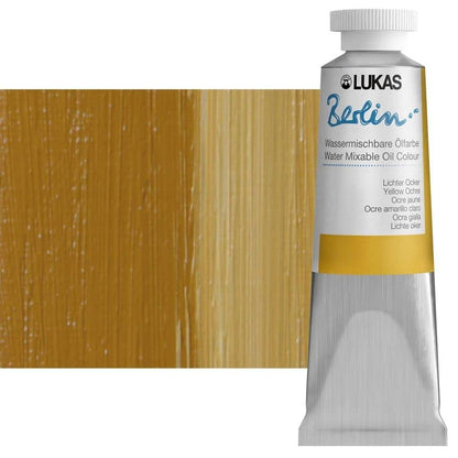 Berlin Pro Artists Water Mixable Oil Paint 37 ml Tube Yellow Ochre