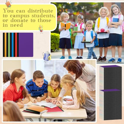 100 Pack A5 Composition Notebooks 5"x8" Wide Ruled Notebook (100 Count)