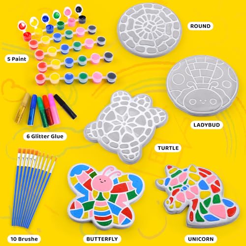 Stepping Stones Painting Kit for Kids (5 Count)