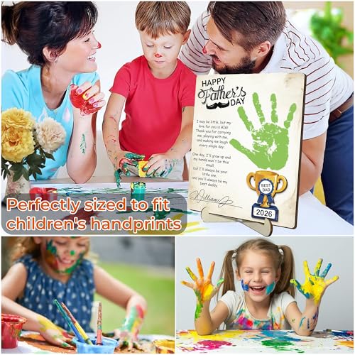 Personalized Fathers Day Handprint Gift