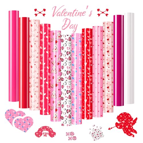 Valentine's Day Heat Transfer Vinyl (12 Count)