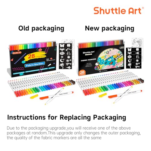 28 Colors Fabric Markers (28 Count)