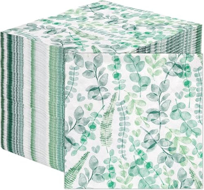 Table Kind 100 x Soft Eucalyptus Paper Napkins Disposable Serviettes for Weddings (100 Count)