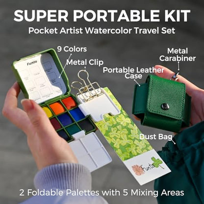 Mini Watercolor Travel Set