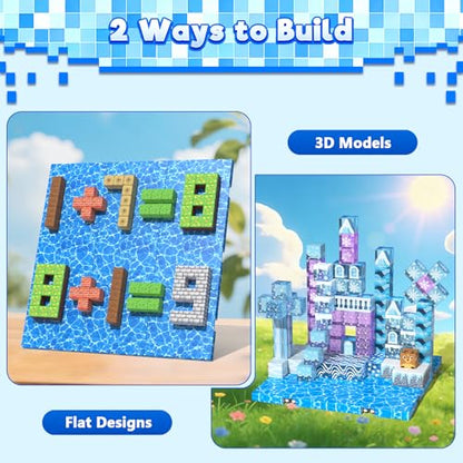 8PCS Magnetic Blocks Base Plates for Kids