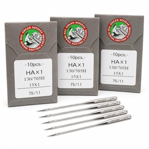 30 Pack Sewing Machine Needles Size 75 (30 Count)