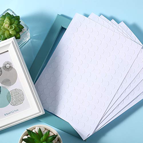3000 Pcs Double Sided Adhesive Dots Clear Glue Point Tape Stickers Balloon Glue Round Mini No Traces Adhesive Sticker Dot Sticker for Classroom Decor Craft DIY Office (3000 Count)