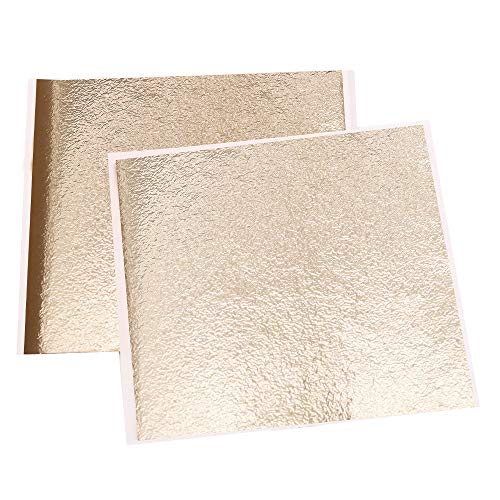 Imitation Gold Leaf Sheets 100 PCS Antique Gold