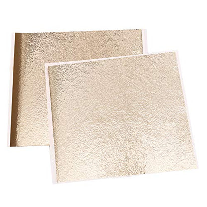 Imitation Gold Leaf Sheets 100 PCS Antique Gold