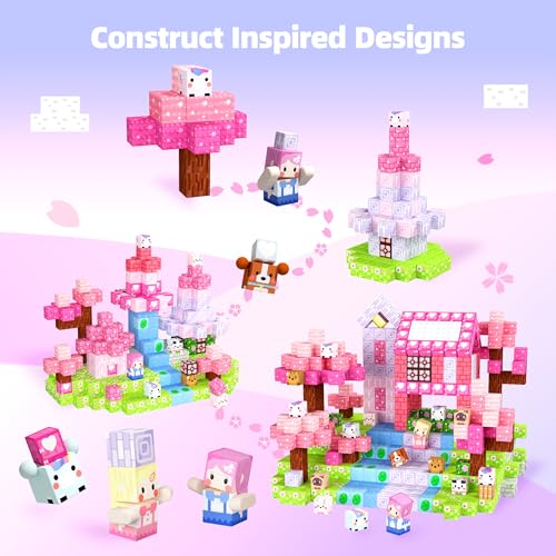 200PCS Magnetic Blocks Kid Building Toys for 3+ Years Old Girls (200 Count)