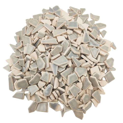 1.1LB Irregular Ceramics Mosaic Tiles (160 Count)