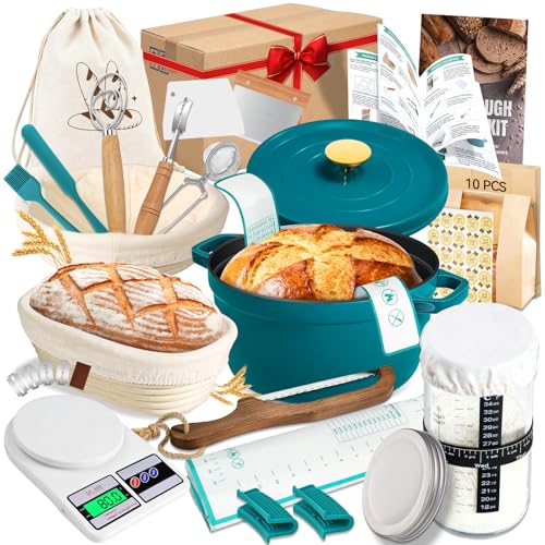 Upgraded All Inclusive Sourdough Starter Kit with Dutch Oven