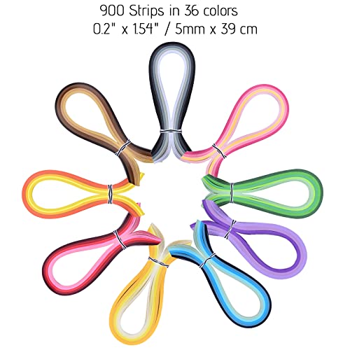 Beginner Paper Quilling Kit with 5mm Strips