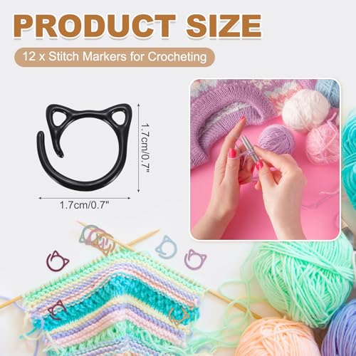 Cat Crochet Stitch Markers