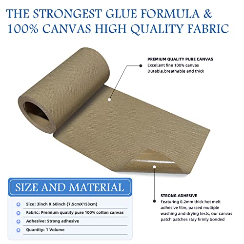 Canvas Iron on Patch
