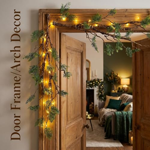 39.3in Bendable Artificial Pine Tree Branch Cedar Stems Reptile Yules Decor