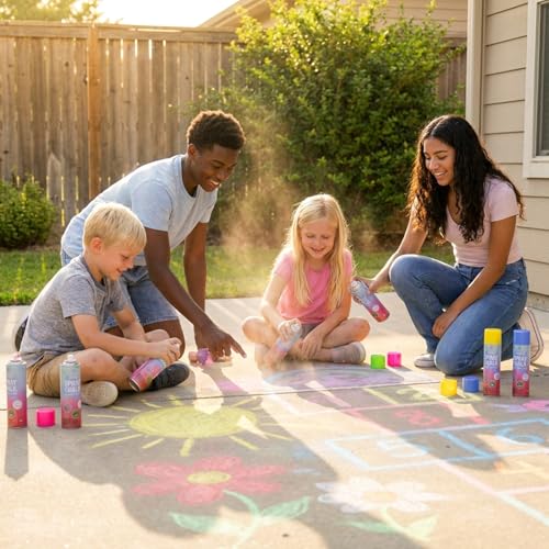 Spray Chalk 8 Pack Washable Chalk Spray Paint (56 Ounce)