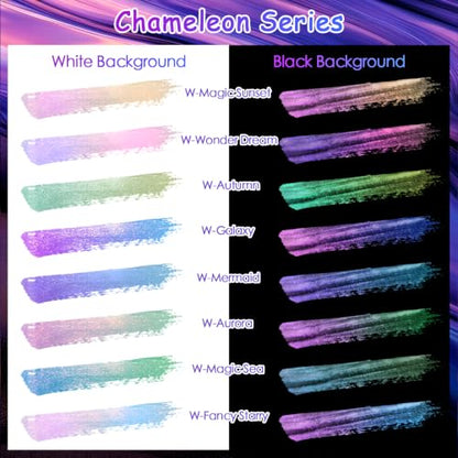 Chameleon Mica Powder Set 8 Colors