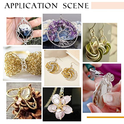 20 Gauge 770FT Brown Aluminum Wire Anodized Jewelry Craft Making Beading Floral Colored Aluminum Craft Wire for Jewelry Craft (770 Foot)