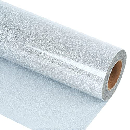 Glitter HTV Heat Transfer Vinyl Rolls (8 Foot)