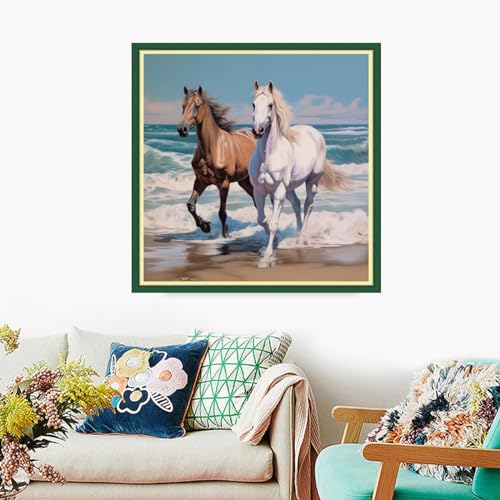 Stamped Cross Stitch Kits Full Range of Embroidery Needlework Starter Kits for Beginners Adults 11CT Embroidery Patterns Art Crafts DIY Needlepoint Kits