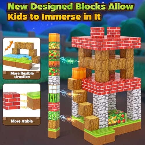 150PCS Magnetic Blocks (150 Count)