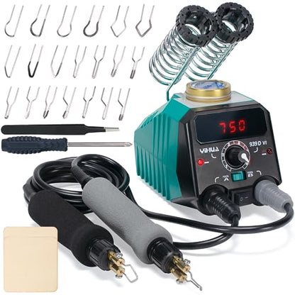 939D VI Dual Pen Wood Burning Kit with Digital Display with 20 Wire Nibs