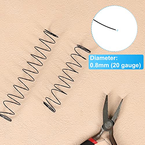 328ft 20 Gauge 0.8mm Aluminum Wire Black Soft for Jewelry