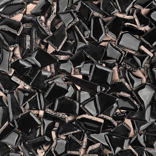 Black Ceramic Mosaic Tiles