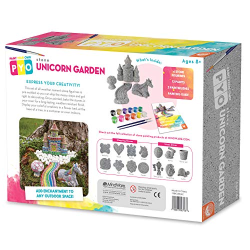 Paint Your Own Stone Unicorn Garden