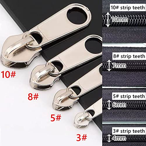48 Piece Metal Zipper Repair Accessories Set (48 Count)