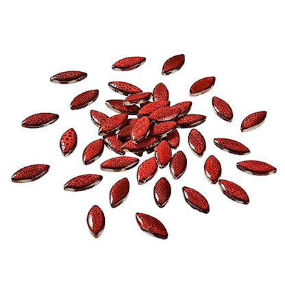 Red Petal Ceramic Tiles Mosaic Tiles
