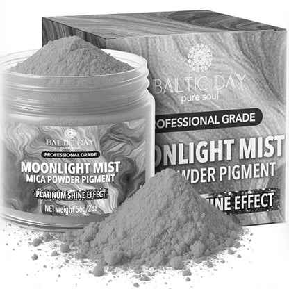 Moonlight Mist Silver Mica Powder 2 oz (2 Ounce)