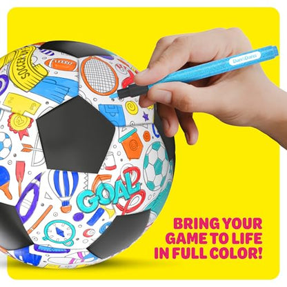 Soccer Ball Coloring Kit for Kids