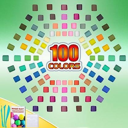 Air Dry Clay 100 Colors