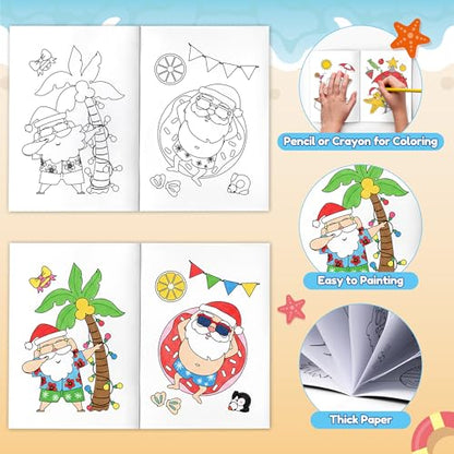 July Christmas Coloring Books (24 Count)