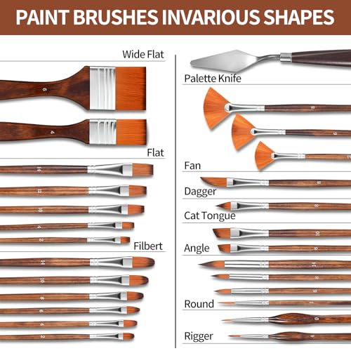 29pcs Paint Brush Set