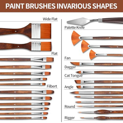 29pcs Paint Brush Set