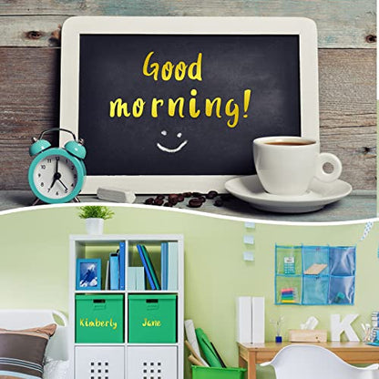 576 Pcs 8 Sheets Letters Stickers Vinyl Alphabet Number Decals Back to School Supplies for Water Bottles Cups Mailbox Scrapbooking Bulletin Board Classroom Decor