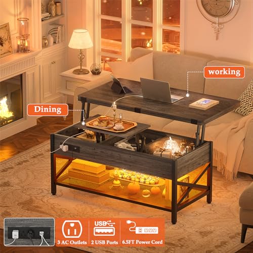 Coffee Table Lift Top Multi