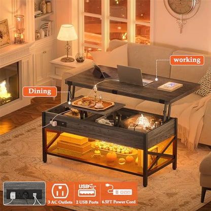 Coffee Table Lift Top Multi