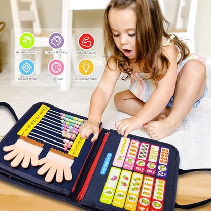 Montessori Busy Board for Boys 3 4 5 Year
